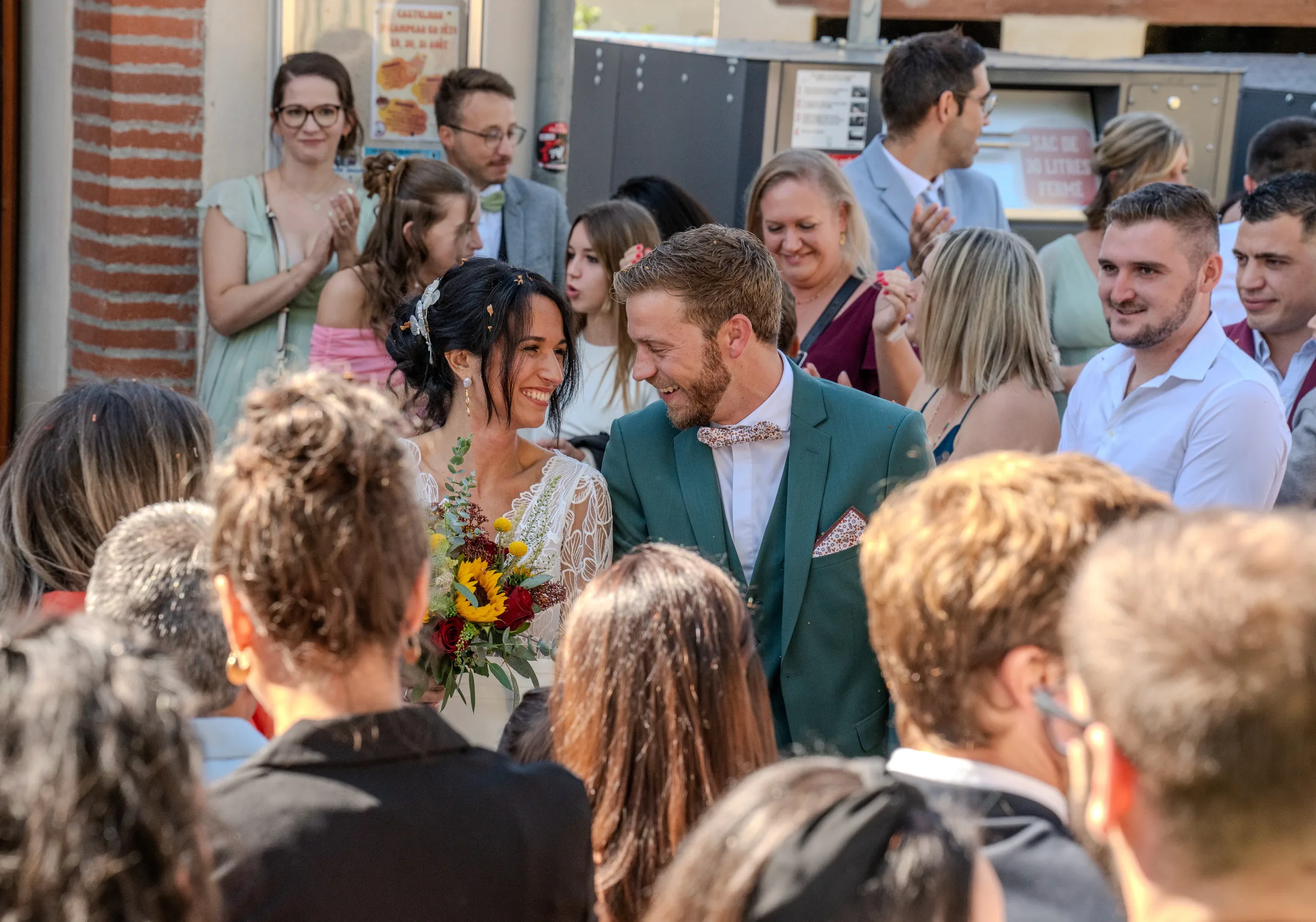 Vin d'honneur - ambiance conviviale reportage mariage